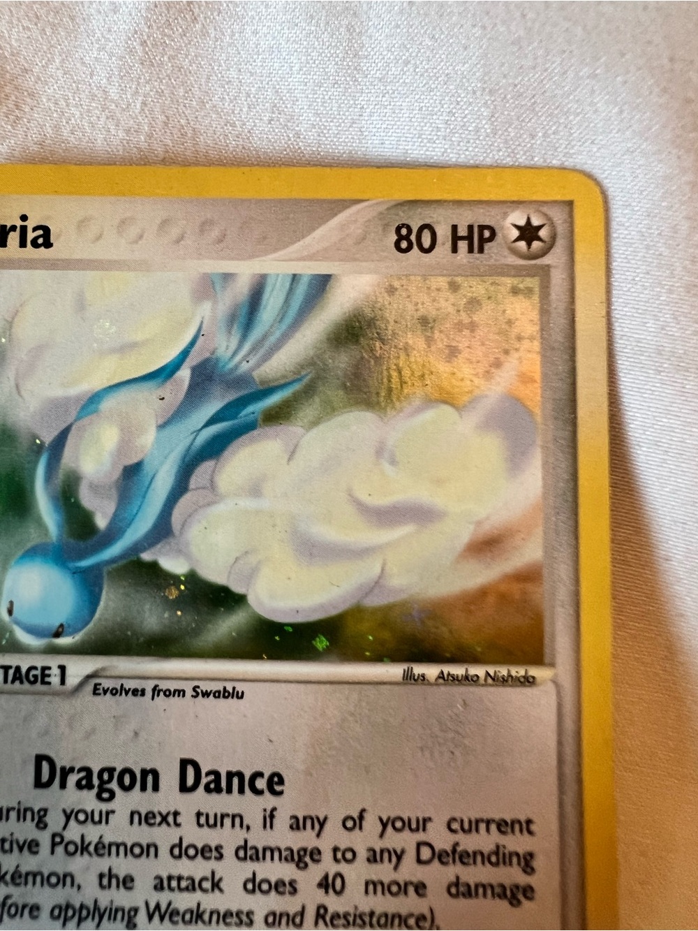 2003 Pokemon Card Altaria  02/97 Holo EX Dragon NM - Picture 6 of 8